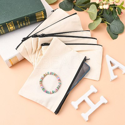 Blank DIY Craft Bag Canvas Pencil Pouch LS-ABAG-G009-D01-1