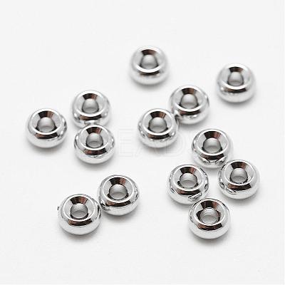 Brass Spacer Beads KK-P056-09P-NR-1