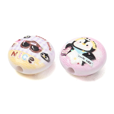 Printed Opaque Acrylic Beads AC-CBA46F7-05-1