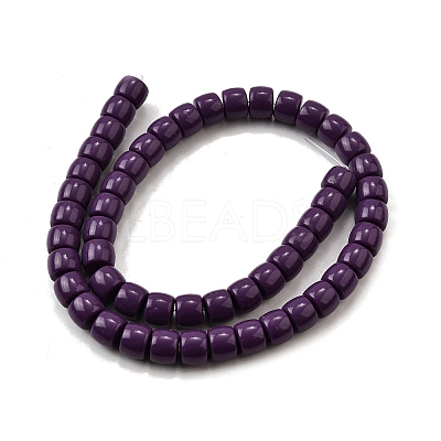 Natural Lepidolite/Purple Mica Stone Beads Strands G-F791-B01-1