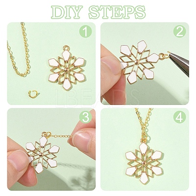 Barrel Plating Alloy Enamel Pendants ENAM-YW0002-57-1