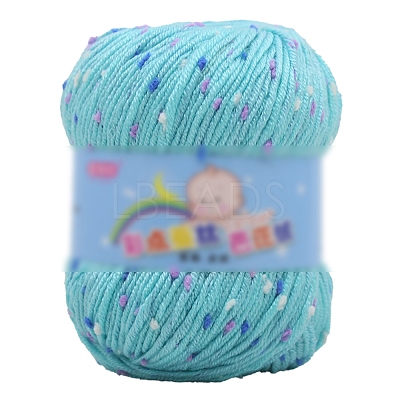 Confetti Dot Polyester Knitting Crochet Yarn PW-WGE3126-19-1