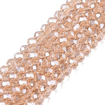 Electroplate Glass Beads Strands EGLA-A044-T3mm-A20-1
