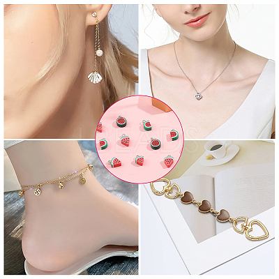 150Pcs 3 Style Handmade Polymer Clay Pendants PORC-CA0001-09-1