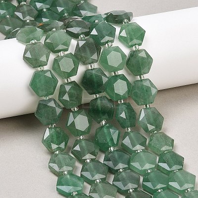 Natural Green Aventurine Beads Strands G-G144-A04-01A-1