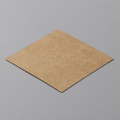 Kraft Paper Jewelry Display Cards CDIS-TAC0010-04C-1