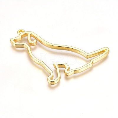 Zinc Alloy Open Back Bezel Pendants LS-PALLOY-D199-11G-1