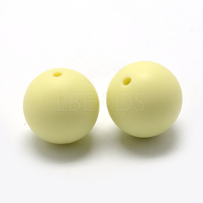 Food Grade Eco-Friendly Silicone Beads SIL-R008C-15mm-1