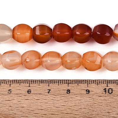 Natural Red Agate Beads Strands G-Q608-08A-04-1