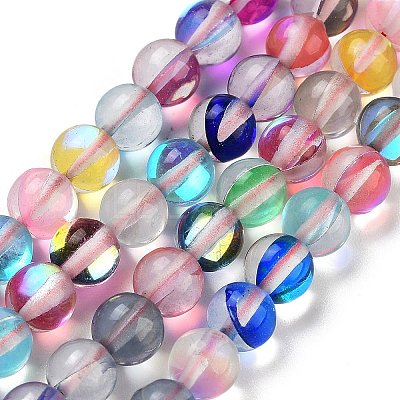 Transparent Glass Beads GLAA-B022-6mm-11-1