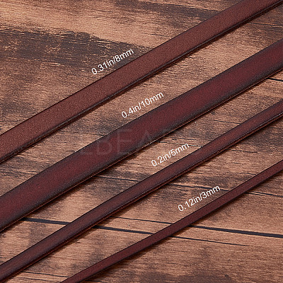 Flat Leather Jewelry Cord WL-GF0001-06C-02-1
