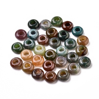 Natural & Synthetic Gemstone European Beads G-G740-12x6mm-M-1