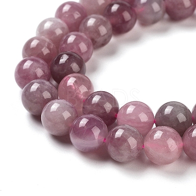 Natural Madagascar Rose Quartz Beads Strands G-B076-A01-03-1