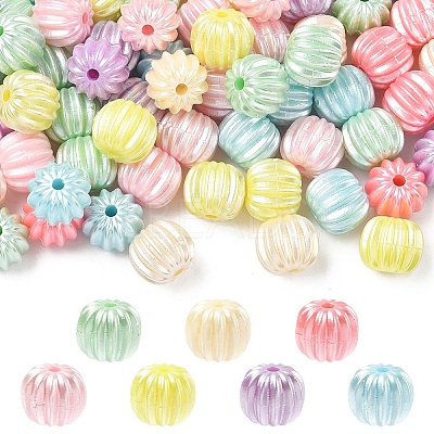 100G Imitation Pearl Acrylic Beads OACR-YW0003-84-1