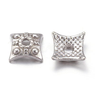 Tibetan Style Alloy Bead Caps X-LF0573Y-NF-1