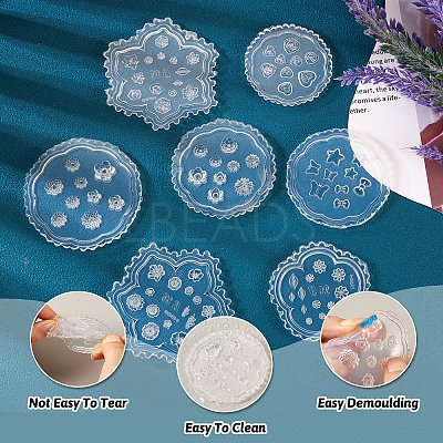 7Pcs 7 Style Nail Art Silicone Molds MRMJ-TA0001-19-1