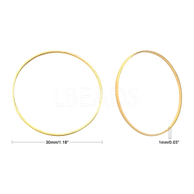 Brass Linking Rings EC18730MM-G-1