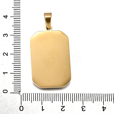 Tarot 304 Stainless Steel Enamel Pendants STAS-M119-09C-G-1