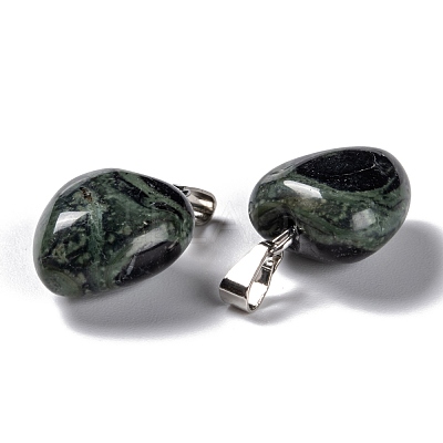 Natural Kambaba Jasper Pendants G-I311-A15-1