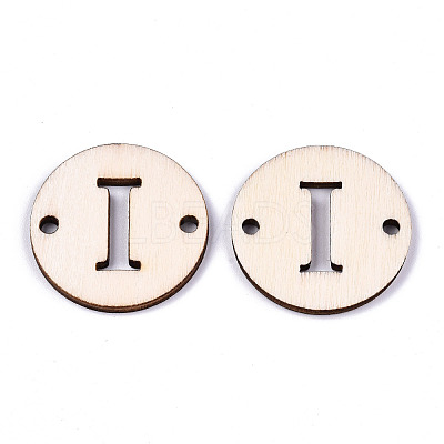 Unfinished Natural Poplar Wood Links Connectors WOOD-S045-140B-01I-1