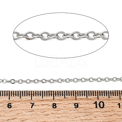 Tarnish Resistant 304 Stainless Steel Cable Chains CHS-Q001-07-100m-1