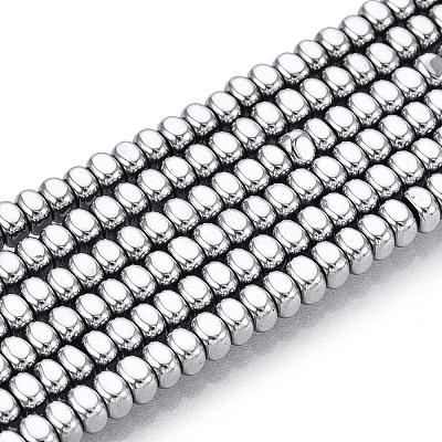 Electroplated Synthetic Non-magnetic Hematite Beads Strands X-G-T139-61A-1
