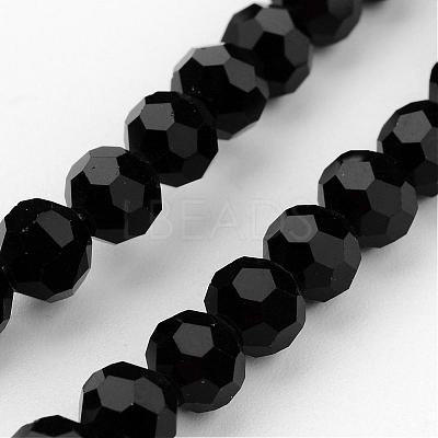 Transparent Glass Bead Strands GLAA-G013-4mm-71-1