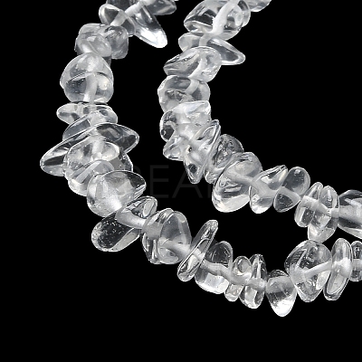 Spray Painted Transparent Glass Beads Strands GLAA-P060-01A-14-1