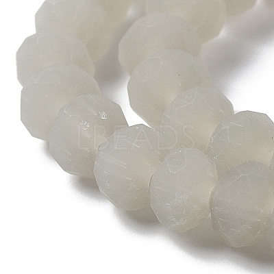 Imitation Jade Solid Color Glass Beads Strands EGLA-A034-J6mm-MD10-1