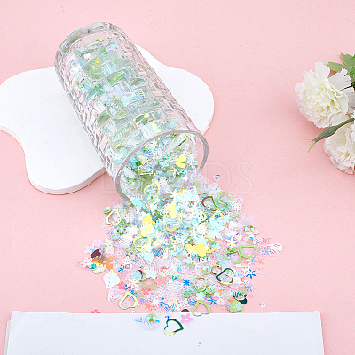 100G Plastic Sequins Beads PVC-CP0001-01C-1