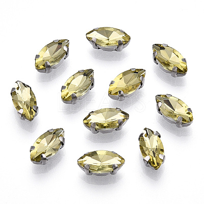 Sew on Rhinestone RGLA-T034-5x10mm-22-1