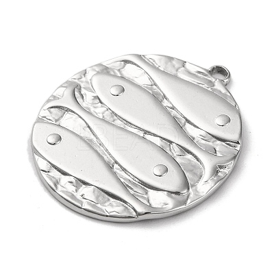 Anti-Tarnish 304 Stainless Steel Pendants STAS-K293-04P-1