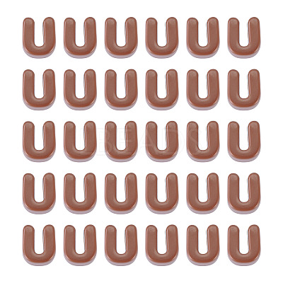 Opaque Acrylic European Beads OACR-TAC0019-006U-1