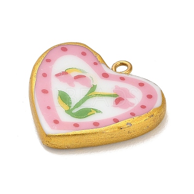 Printed Porcelain Pendants STAS-C183-03A-03-1