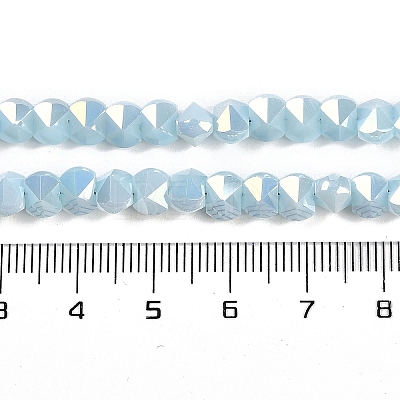 Electroplate Glass Beads Strands EGLA-B009-05A-10-1