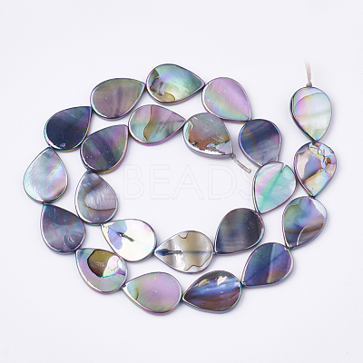 AB Color Freshwater Shell Beads Strands SHEL-S274-38-1