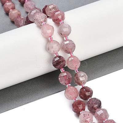 Natural Strawberry Quartz Beads Strands G-G182-B12-05-1