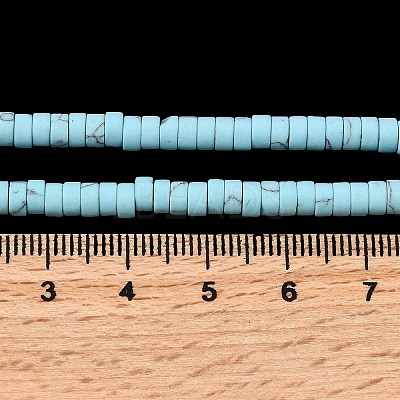 Dyed Synthetic Turquoise Beads Strands G-Z089-A04-F-1