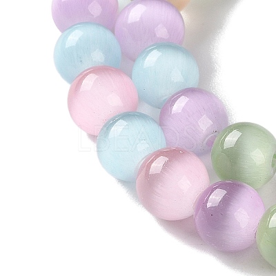 Cat Eye Beads Strands CE-P004-A-8mm-1