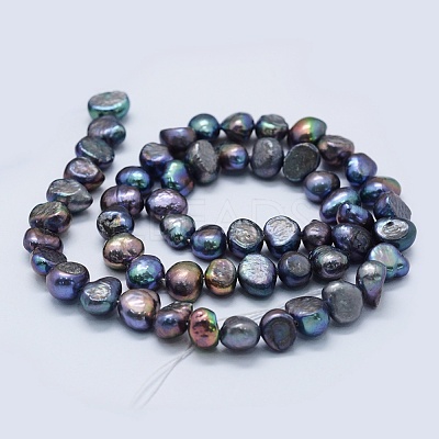 Natural Cultured Freshwater Pearl Beads Strands PEAR-K004-10C-1
