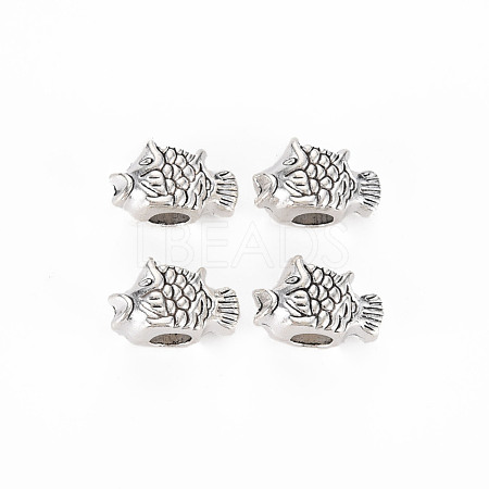 Tibetan Style Alloy Beads TIBE-S320-221AS-1