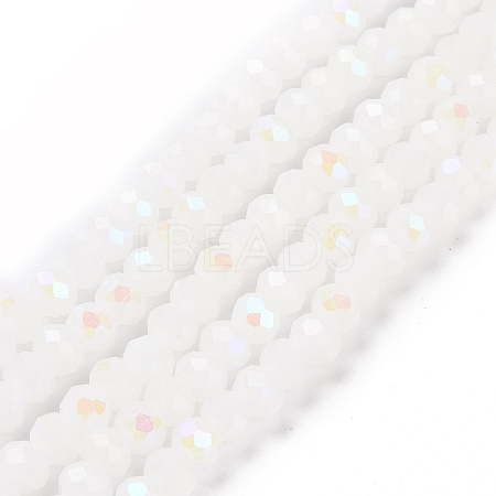 Electroplate Glass Beads Strands EGLA-A034-J1mm-L08-1