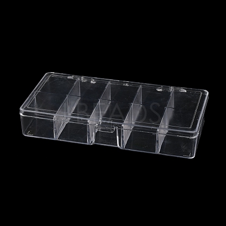 10 Grids Plastic Bead Containers with Cover CON-K002-03E-1