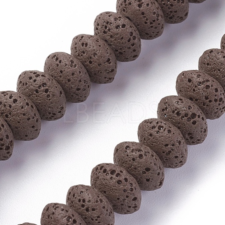 Natural Lava Rock Beads Strands G-F671-01B-13-1