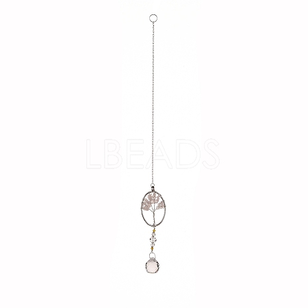 Teardrop Acrylic Beads Big Pendant Decorations LS-HJEW-D029-01P-C-1