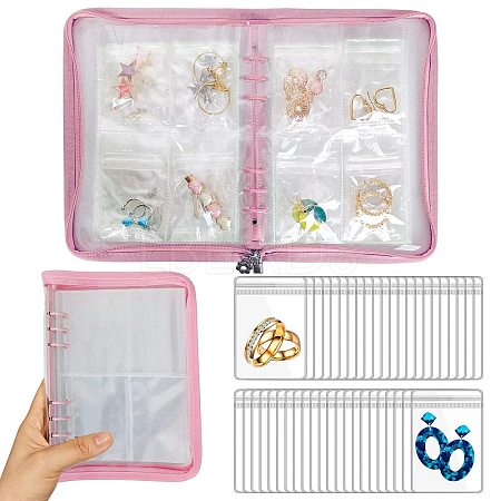 Transparent PVC Jewelry Organizer Storage Zipper Bag PW-WG2C04D-02-1