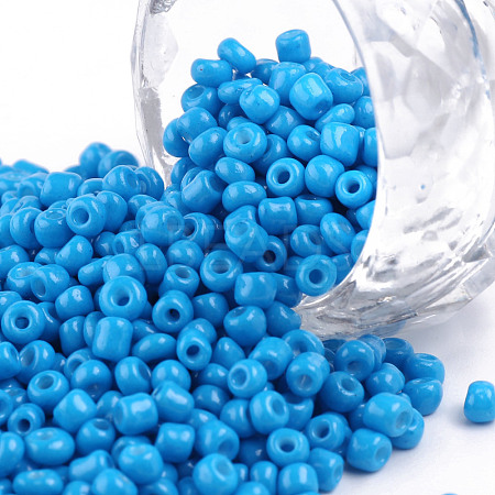 Baking Paint Glass Seed Beads SEED-US0003-3mm-K17-1
