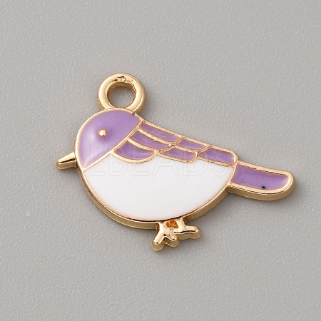 Alloy Enamel Pendants ENAM-WH0065-30LG-04-1