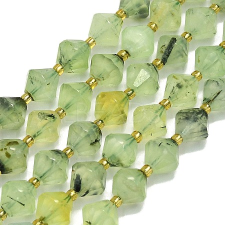 Natural Prehnite Beads Strand G-I376-C02-01-1