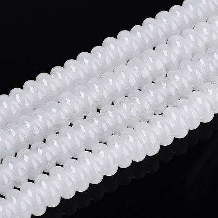 Imitation Jade Glass Beads Strands GLAA-T025-6mm-06D-1